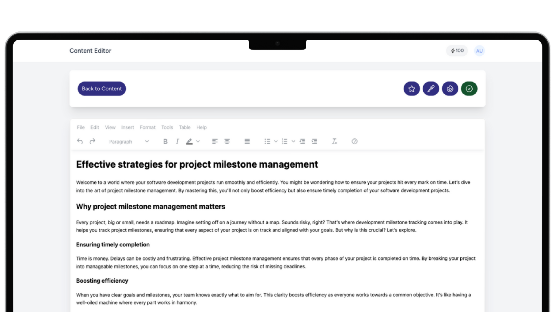 Content Management